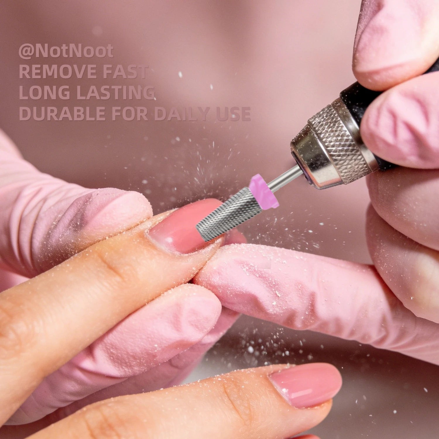 Nail Drill Bit, 5 in 1 Carbide Tapered, 3/32" Shank for Nails Fast Removing Acrylic Nail Hard Gels Cuticle