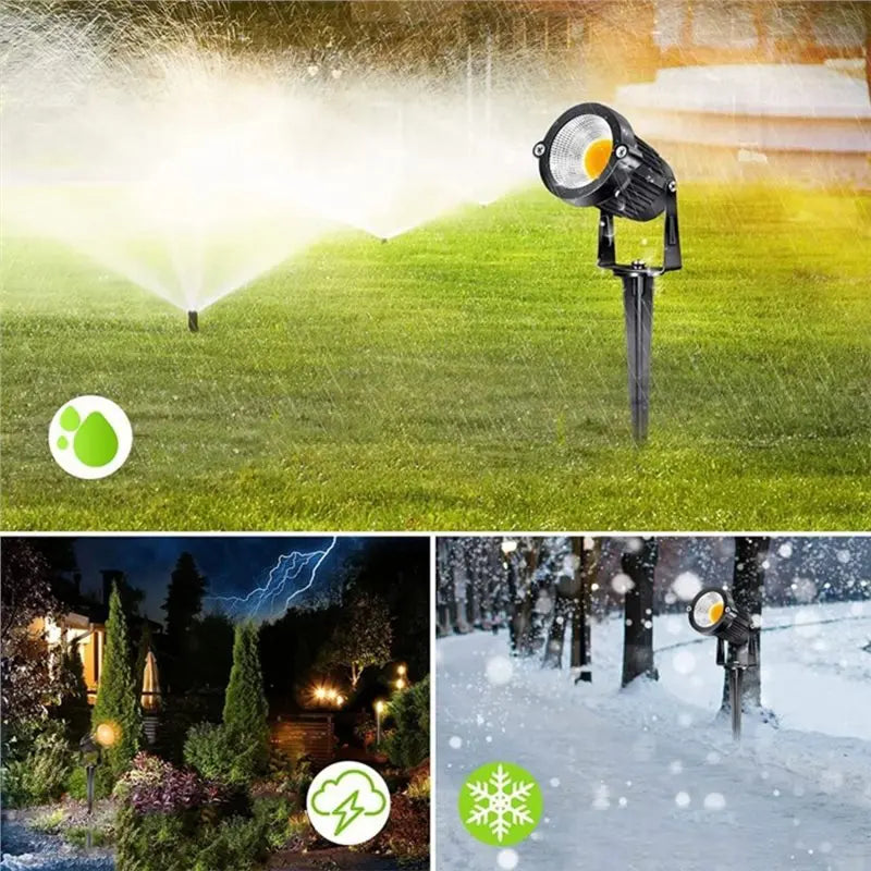 ABMH-4PCS Garden Lights 4PCS Outdoor Waterproof Garden Light IP66 Waterproof For Garden Lawn