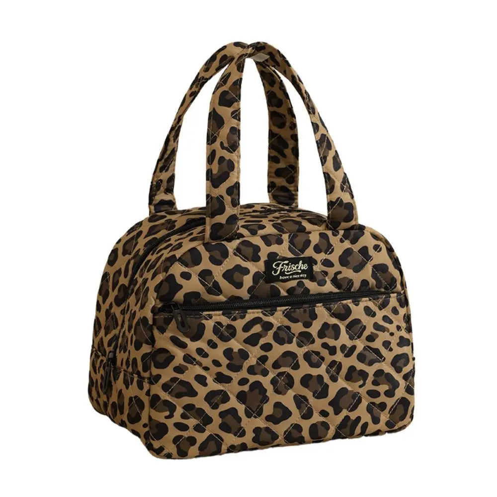 New Portable Handle Lunch Bag Waterproof Thickened Insulated Handbag Large Capacity Multi-functional Insulated Lunch Tote Bag