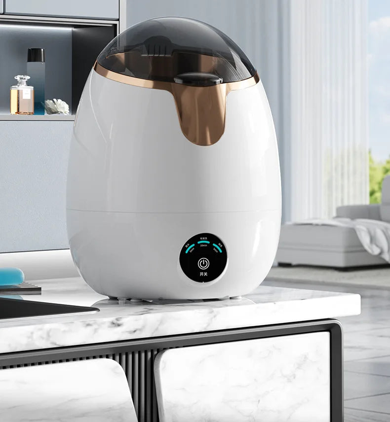 Portable Mini Washing Machine Semi Auto Blue Light Sanitize Mini Washer Spin Dryer Compact Dorm Travel Underwear Socks White