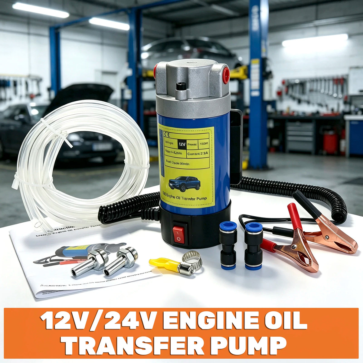 Electric Motor Oil Pump, Delivery Pump 100W Oil Pump Palm Pump Small Electric Oil Pump, Household Gas Maintenance