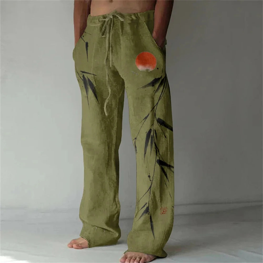 Men's Casual Pants Shark A 3d Printed men's New Winter Pants Fashion men's Loose Casual Pocket Pull Rope Sports Pants
