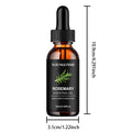 Rosemary Essential Oil Pure Natural Hair Growth Scalp Treatment Anti-Frizz Strengthening Nourish Shiny Healthy Hair Care Product