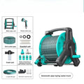 High-quality outdoor garden water pipe reel rack 30m 40m high-pressure water pipe access rack for courtyard and backyard durable