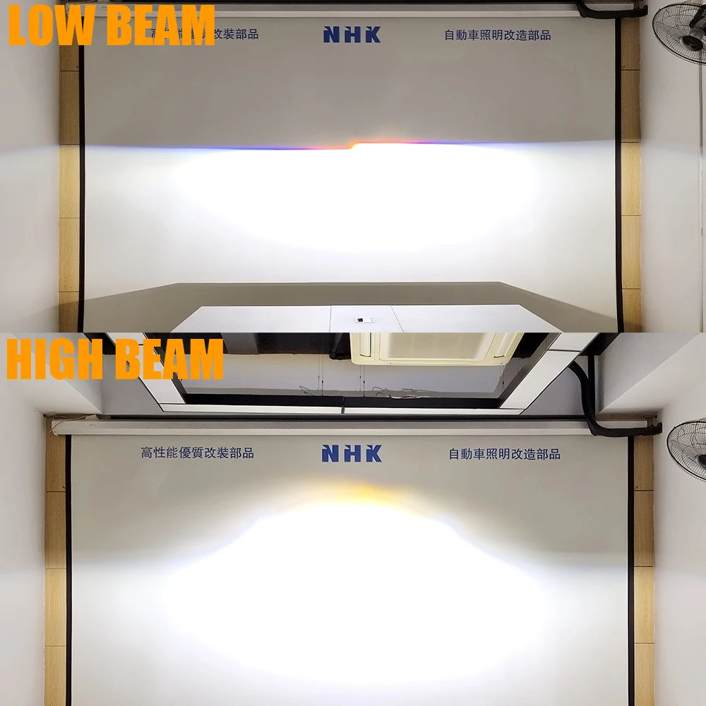 NEW For NHK IV Car Lights 3.0 Bi-led Lens 3R G5 6000K 55W LED Projector Lenses Dual Reflector Accessories Retrofit