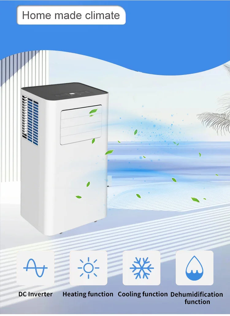 Airwens 7000BTU Heating&Cooling 110V/240V Portable Air Conditioner  for Car Hotel House hold Use
