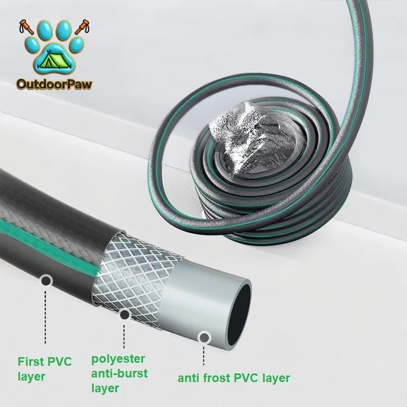 High Quality Mint Blue 20m 30m 40m Portable Plastic Water Hose Reel Garden Hose Reel Cart with Water