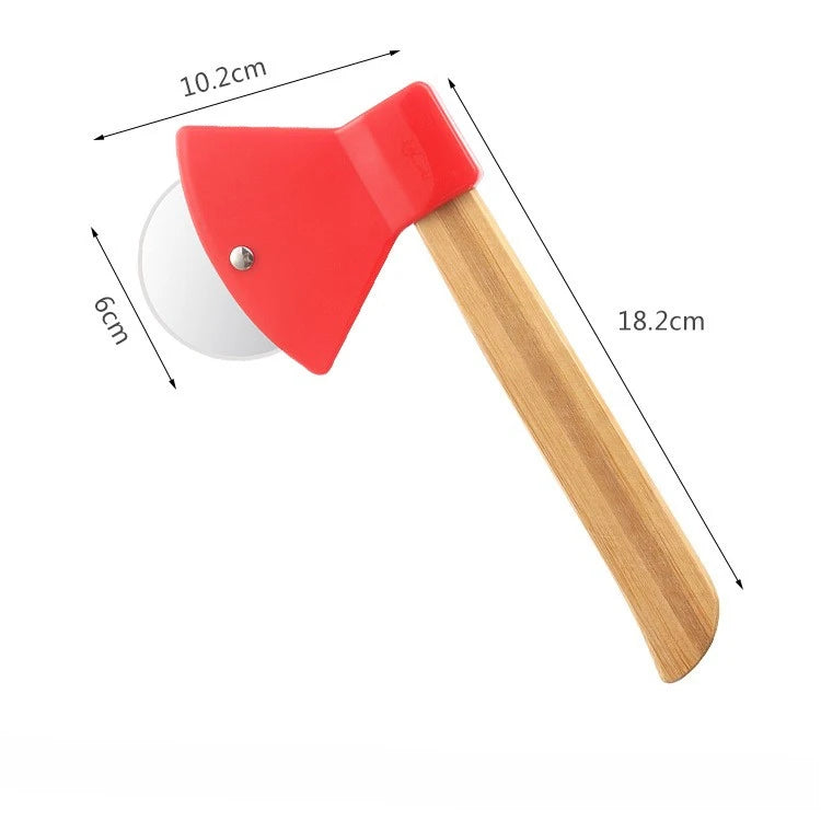 Axe Head Shape Pizza Cutter, 9 Inch x 4 Inch Stainless Steel Pizza Knife Sharp Blade for Cutting of Pizza, Bread and Cake