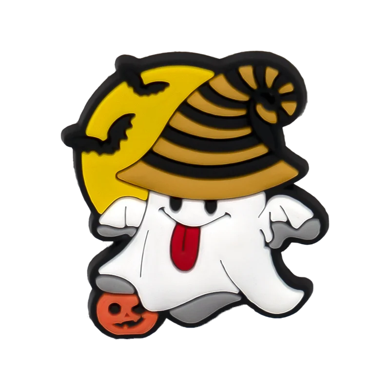 1/30pcs Halloween Shoe Charms Ghost Witch Shoe Decorations Pins for Kids Men Women Party Accessories Buckles Treat or Trick Gift