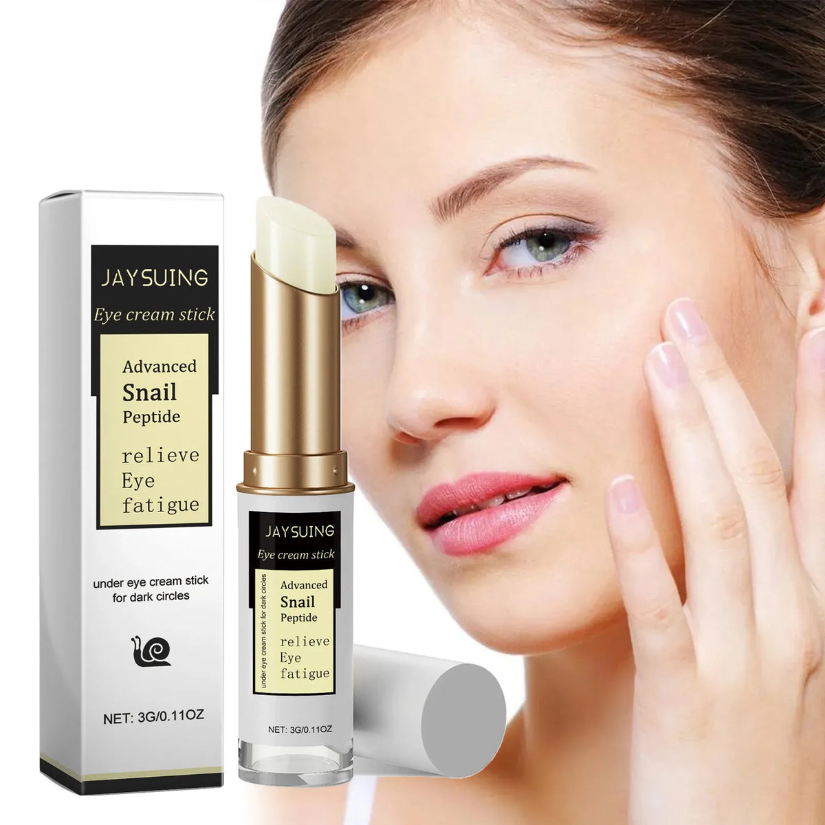 Snail Eye Cream Anti W-Rinkle Dark Circles Lightening Fade Fine Lines Removing Eye Bag Puffiness Moisturizing Firming Eye Serum