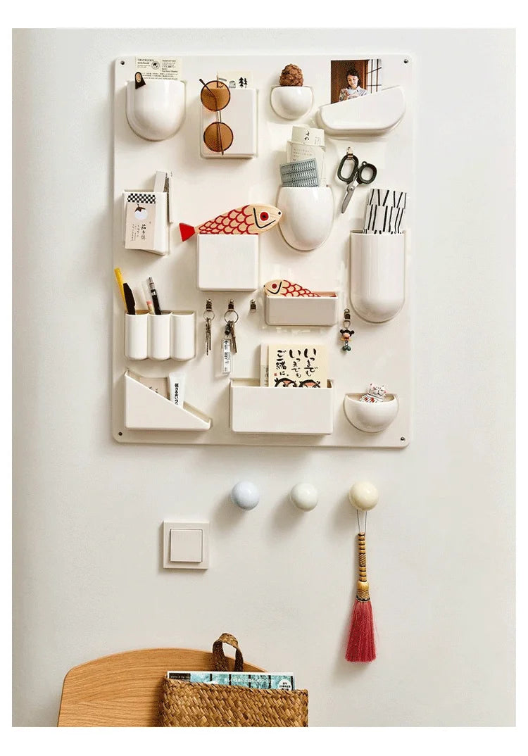 Wall Holder Offices Kitchens Organizer Desktop Shelf Wall Storage Rack Organiser For Workshops Bathrooms Children's Rooms
