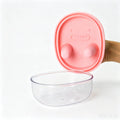 1PCS Creative Food Storage Container Lunch Box Anti-Dirty Bowl Keeps Hands Clean, Suitable for School, Office, and Picnics