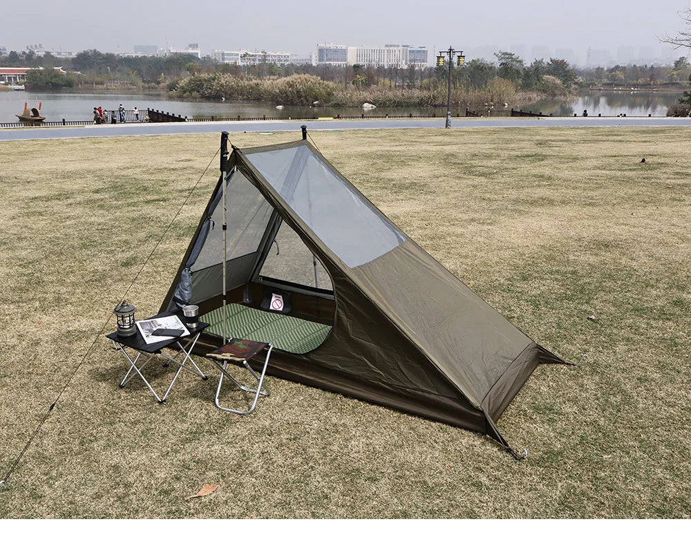 Airy 1 Mesh Tent Trekking Pole Tent Lightweight Solo Tent Camping Tarp Tent Hiking backpacking Single One Person Tent Shelter