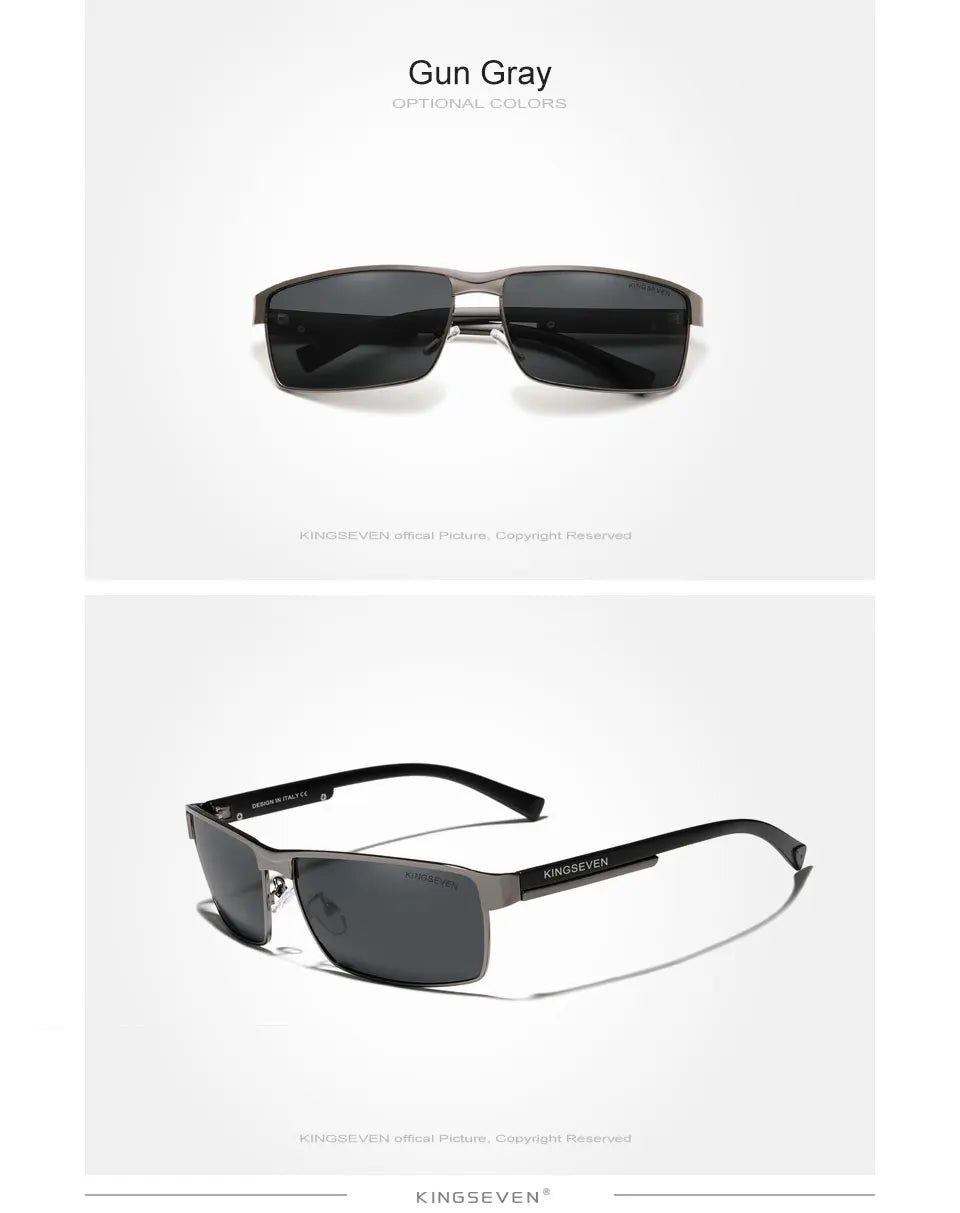 KINGSEVEN New Photochromic Sunglasses Men Chameleon Polarized Pilot Sun Glasses Driving Square Eyewear Men's Sun Glasses Male