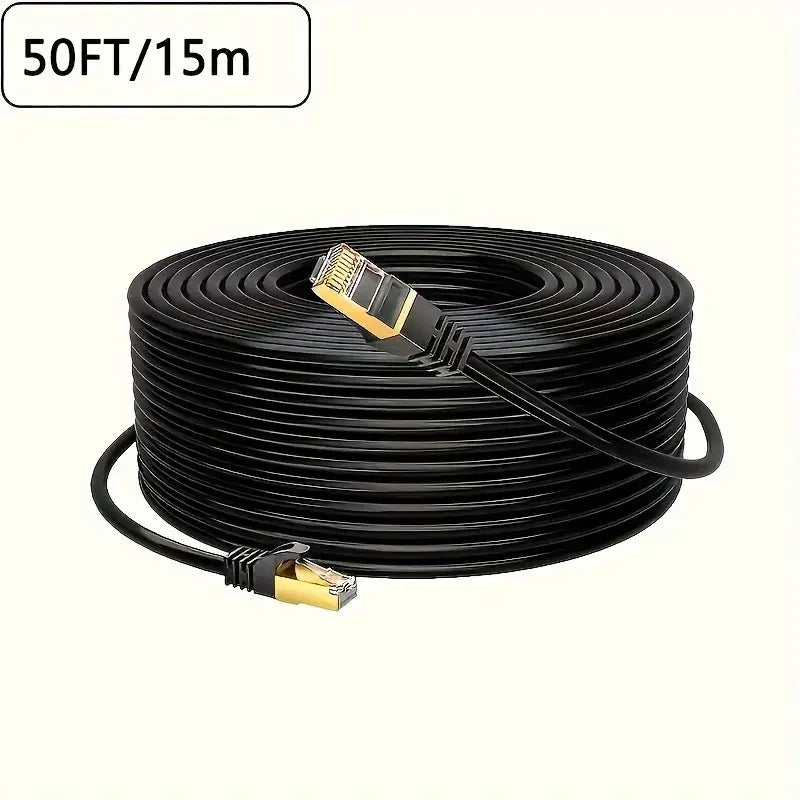 High Speed 26AWG Cat8 LAN Network Wire, In Wall RJ45 Cable 40Gbps 2000Mhz SFTP Patch Cord, Cat 8 Ethernet Cable