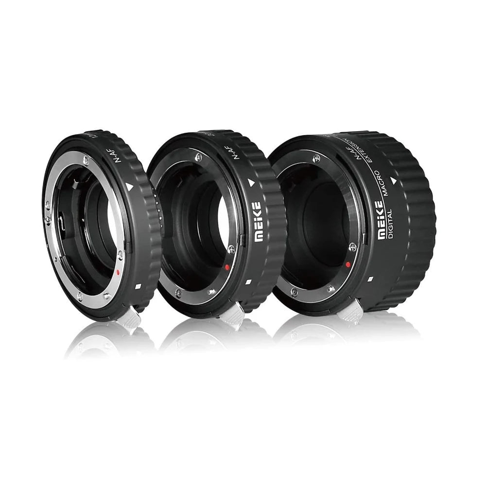Meike N-AF-B Auto Focus Macro Extension Tube Set 12 20 36mm Adapter Ring For Nikon D3100 D5000 All DSLR AF AF-S DX Camera Lens