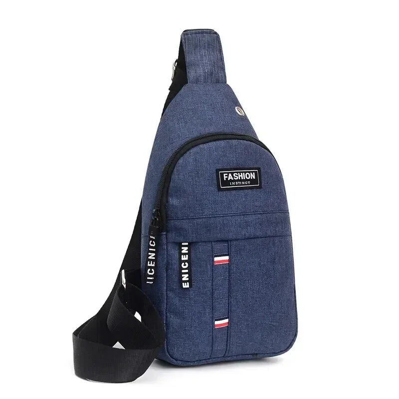 Men Waterproof Large Capacity Fanny Pack, Adjustable Strap Crossbody Bag for Outdoor Travel Hiking Cycling Casual Daily Supplies
