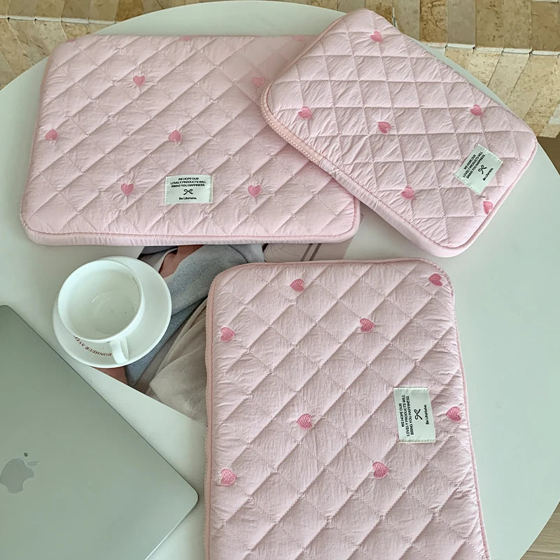 cute Laptop Sleeve Case Bag Portable Computer Cover Bag Tablet Pouch For Ipad 9.7-11 Macbook Air Pro 13 14 15 15.6 16 Inch Cover