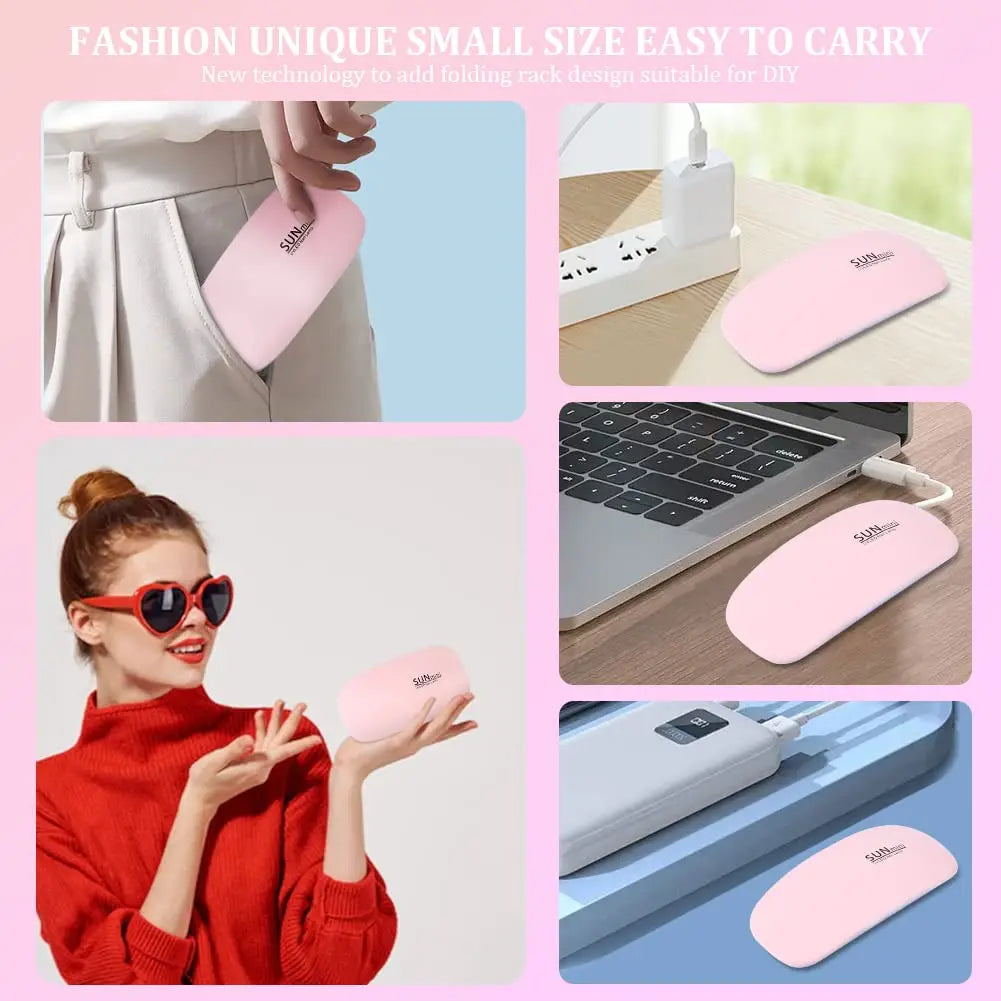 Nail Lamp Foldable UV LED Lamp for Nails Machine UV LED Gel Quick Drying Dryer Lamp Manicure Tool Professional Equipme