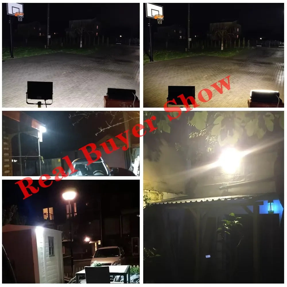 LED Flood Light AC 220V 240V 50W IP65 Waterproof Outdoor Garden Projector Lighting Reflector Spotlight LED Floodlight Wall Lamp