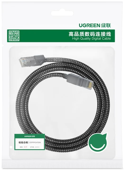 UGREEN Cat 6 Ethernet Cable Braided Cat6 Gigabit High Speed 1000Mbps Internet Cable RJ45 Shielded Network LAN Cable