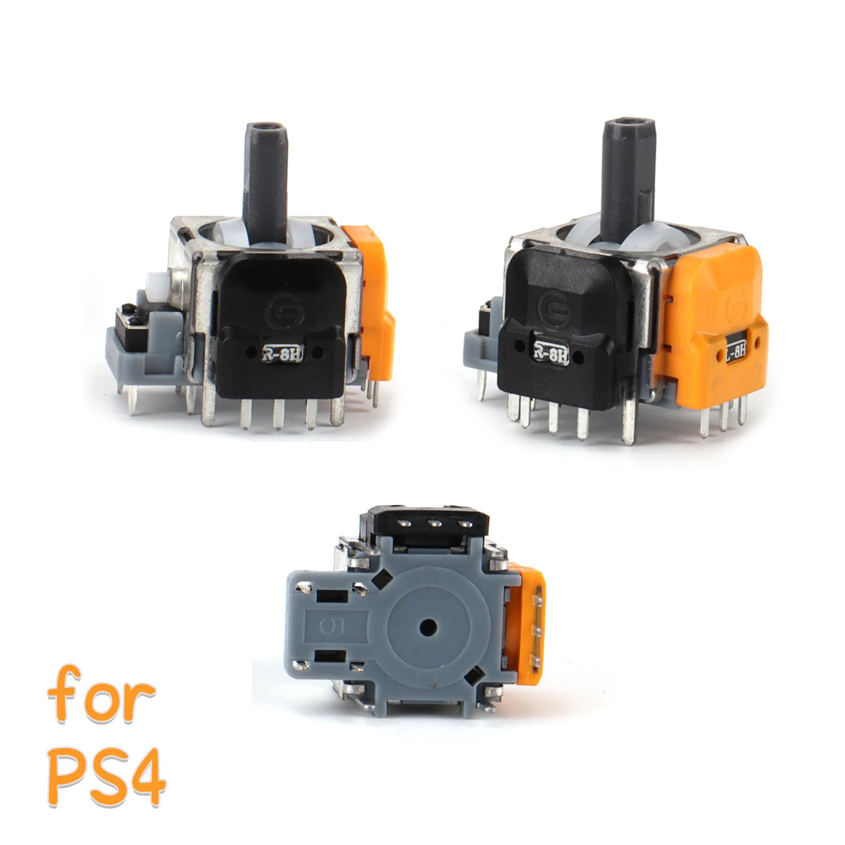 2pcs Replacement Hall Effect Joystick 3D Analog Sensor ThumbStick for PS5/PS4/Xbox One/Series Controller Repair Parts Accessory