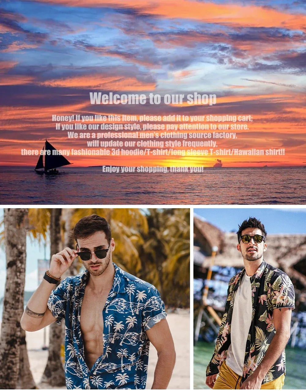 Hawaiian Shirt 3D Coconut Tree Print Short-Sleeve Shirt + Shorts Two-Piece Set Casual Beach Vacation Outfit Men's Clothing