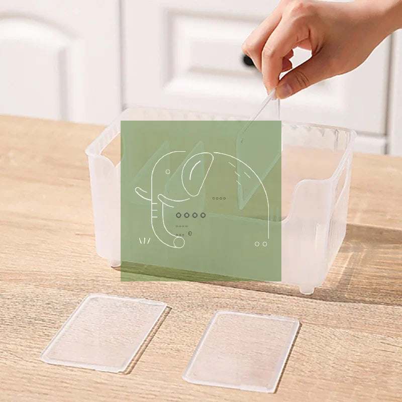 Plastic Food Packet Organizer Bins for Kitchen Drawer Storage Snack Bags Sugar Packets Dividers Fridge Cabinet Seasoning Holders