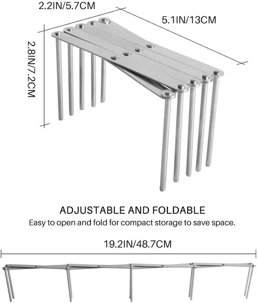 Pan Lid Organizer, Pot Lid Holder, Adjustable Pot Lid Organizer, Cabinet Door Pot Plates Dishes Rack Holder Containers Shelf