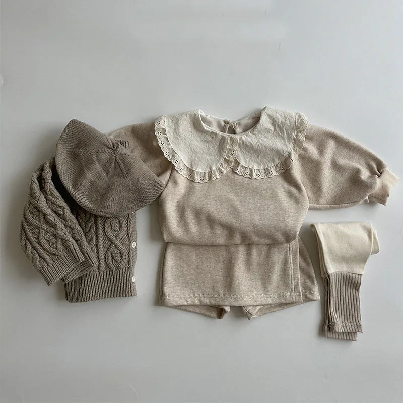 2026 Spring New Baby Girl Solid Skirt Cotton Infant Girl Clothes Cute Little Girls Skirts Fashion Children Clothing