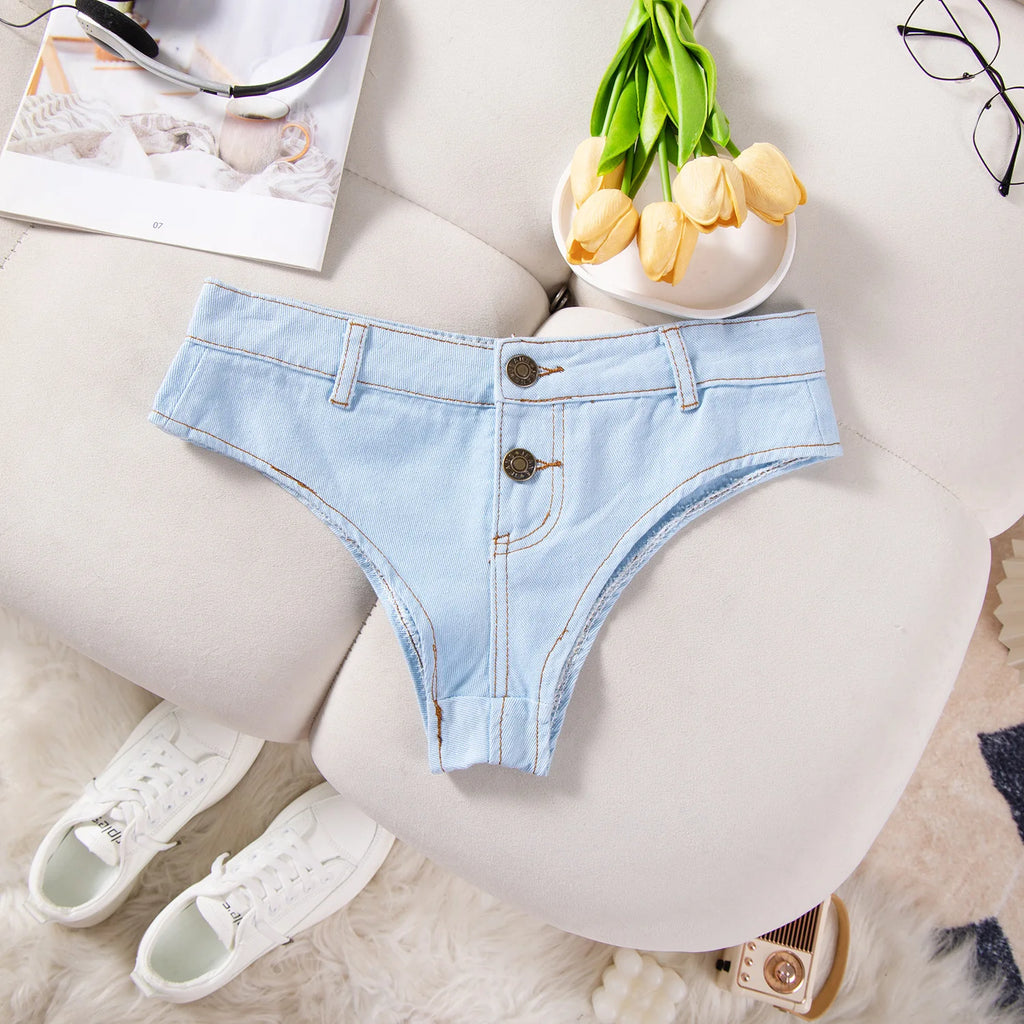 Denim Shorts for Women, Low Waist, Mini Jeans, Sexy Lady Nightclub, Hot Dance Briefs, Girl Party Gift, Fashion, New, Summer, P08