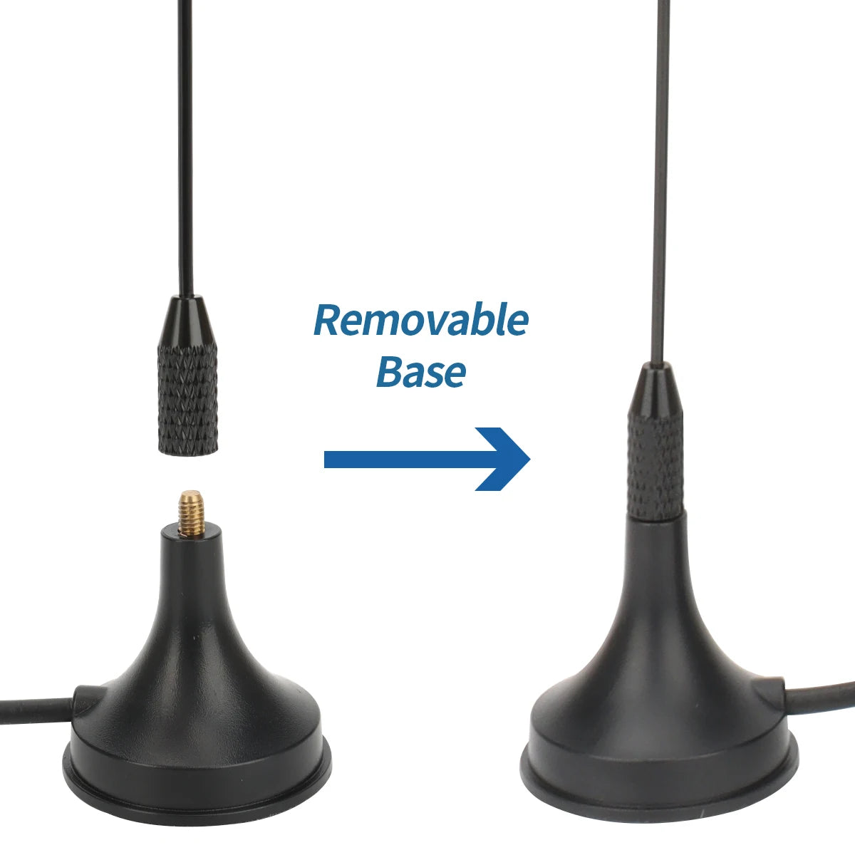 UT-106UV Car Antenna Walkie Talkie Magnetic SMA-Female VHF UHF On board Antenna for UV-5R 5RH 21 Pro Quansheng UV-K5 Ham Radio