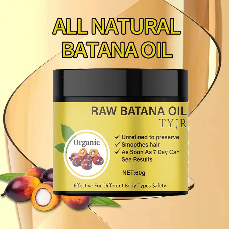 Raw Batana Oil Hair Mask repair dry damage Smooth soften frizziness prevent hair loss Nourishing scalp care