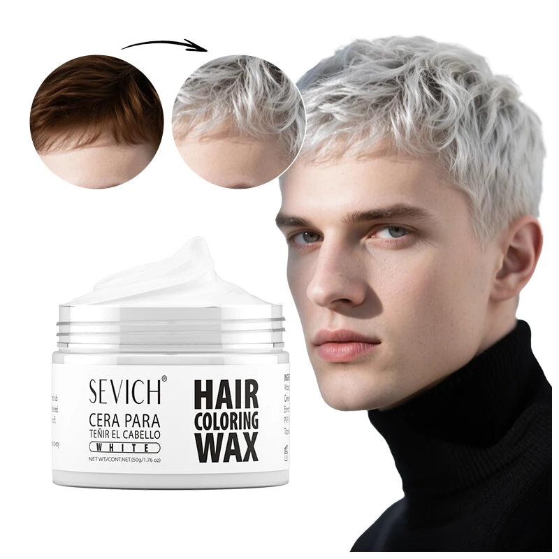 Valentine's Day DIY Hair Dyed Mud Hair Colour Wax Easy To Wash Coloring Cream One-time Hairs Beard and Eyebrows Colour Products