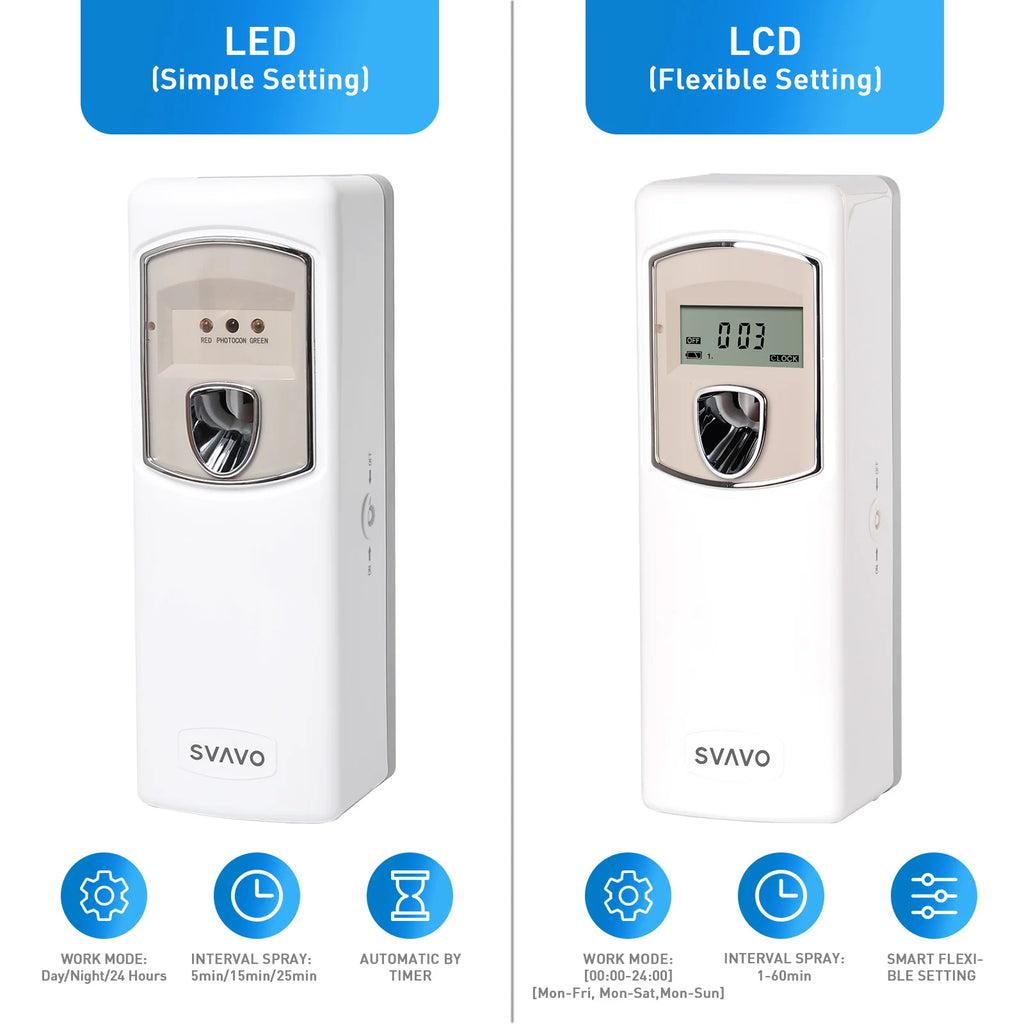 Intelligent Timing Aromatherapy Machine, Automatic Fragrance Diffuser , Toilet Deodorizer Smart Diffuser for Hotel