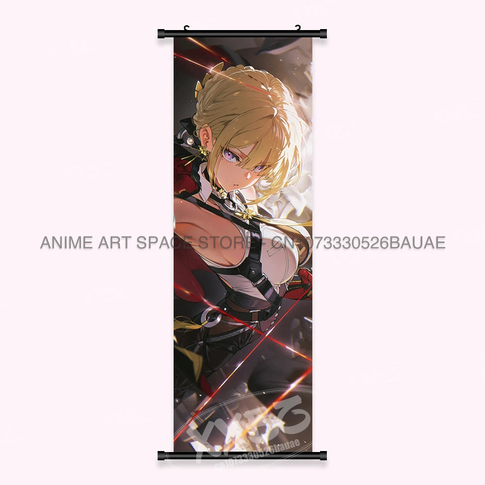 Game Home Decoration Scrolls Pictures Anime Wall Art Canvas Hanging Painting Bedside Background Posters For Zenless Zone Zero