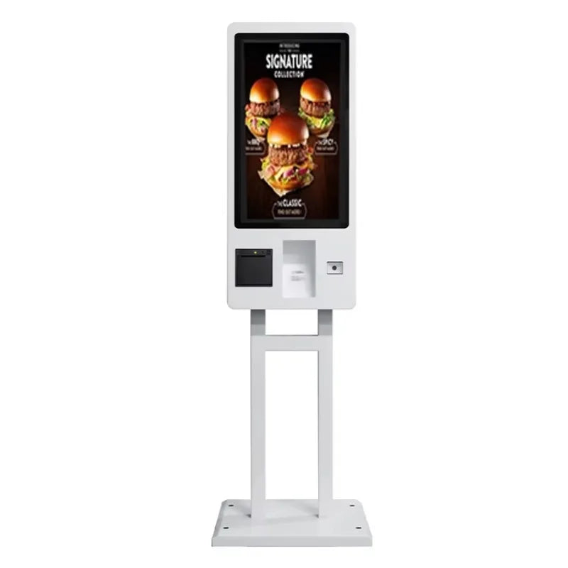Restaurant Self Service Order Kiosk 21.5 27 32 Inch Smart