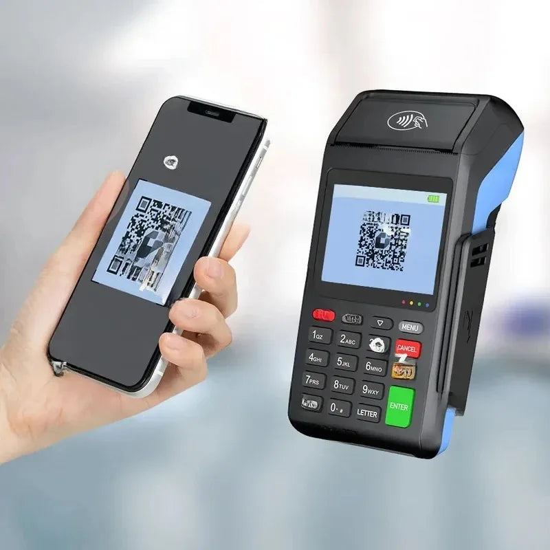 Offline 6 Digit Btc Payout Restaurant Qr Code Pos Terminal Overlay Supermarket With Printer
