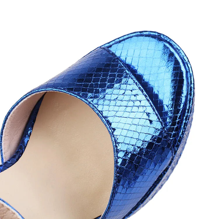 Big Size Oversize Large Size Sandals for Women and Ladies | Thick-Soled Thick Heeled Super High Heeled Sandals for Banquet Weddi
