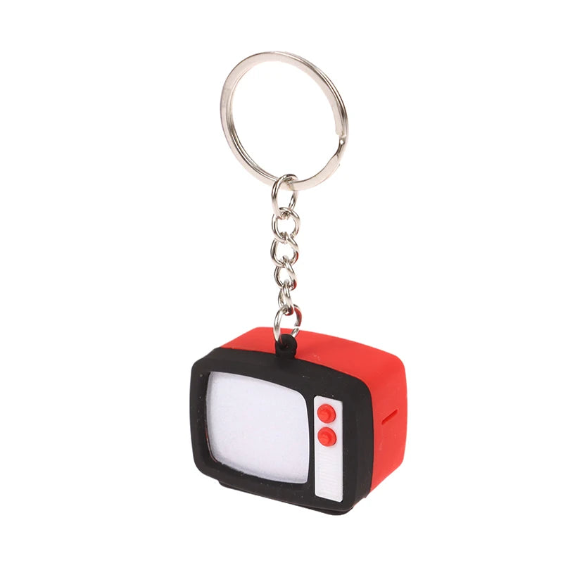 Creative Mini Retro Television Keychain Miniature Television Tv Model Toy Creative Children Toy Keychain Pendant
