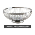 Stainless Steel Fruit Basket Countertop Fruit Bowl Kitchen Gadgets Vegetable Basket Modern Fruit Basket Stand for Reception