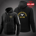 2025 Spring And Autumn Man's Loose Comfortable Versatile Hoodies Coat Powerhouse Gym Logo Logo Print Zipper Hooded Slim Jacket