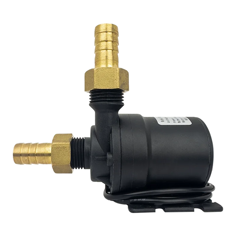 DC12V Brushless Motor Water Pump, DC24V 1000L/H, 8M Head 1/2" Submersible Pump, Fountain Water Heater, Shower Booster Pump, IP68