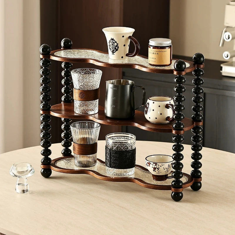 Storage Kitchen Shelf Perfume Trinket Candy Display Stands Spice Glasses Organizador Cocina Household Items Clearance