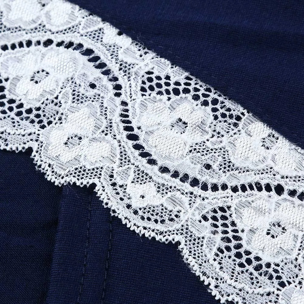 Lace Dresses For Women Pregnant Womens Long Sleeve Comfortable Breathable Nightdress Women Adjustable Strap Maternity Dress