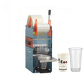HZPK Manual Bubble Tea Plastic Paper Cups Sealer Sealing Machine for Bubble Tea Shop Equipment Cup Sealer
