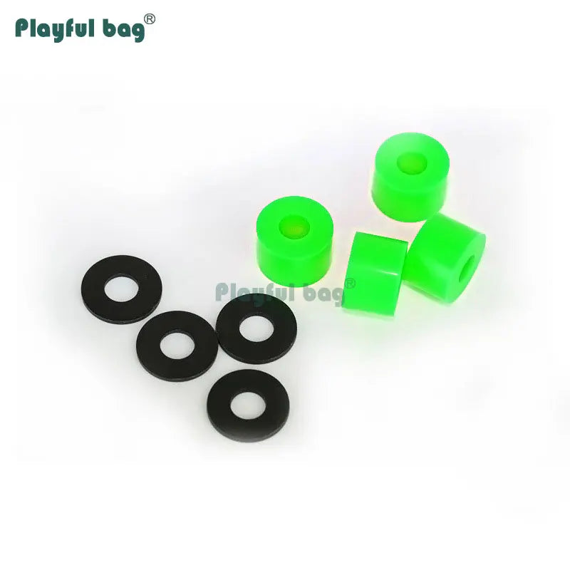 4-Wheel Skateboard Truck Mount - PU High Rebound Shock Absorber for Longboard Skateboard - Polyurethane Cushion Pads Set AMA65