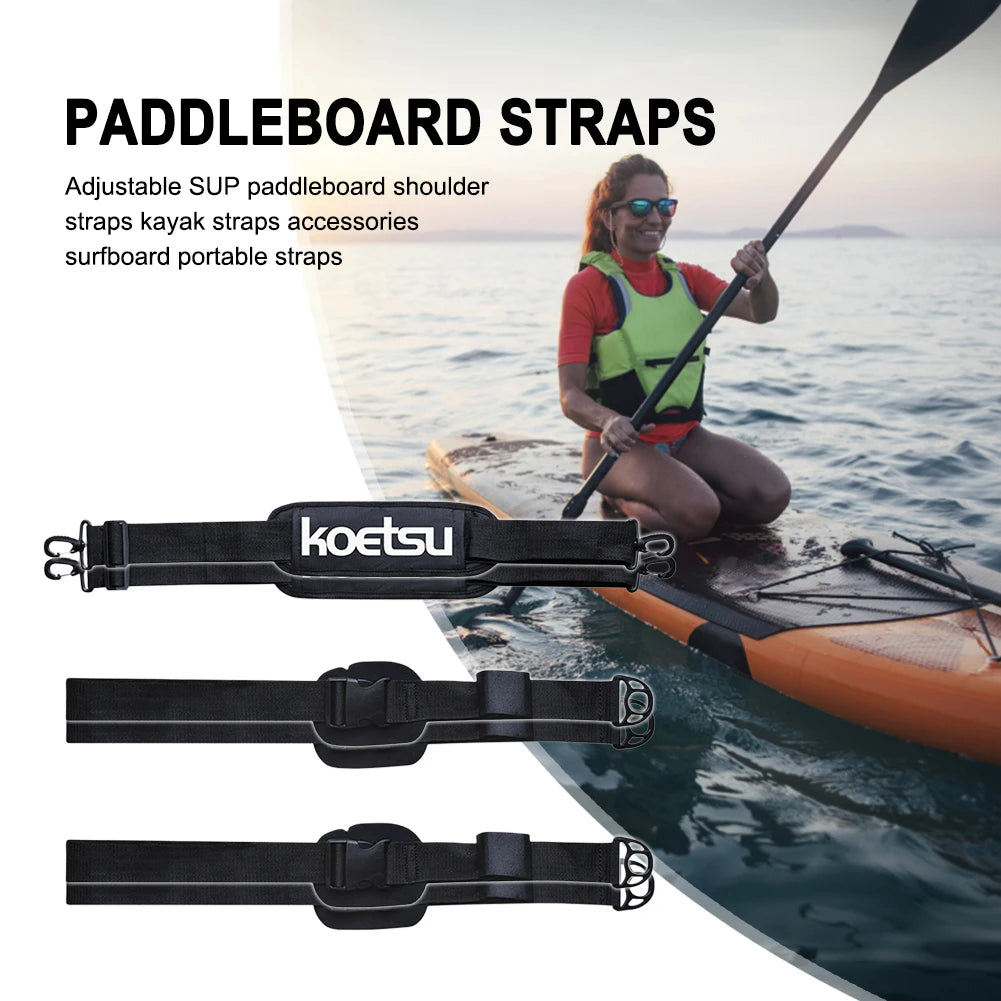 Surfboard Shoulder Strap Adjustable Stand Up Surf Paddle Board Strap Sups Board Carrier Accessories Portable Paddle Board Sling