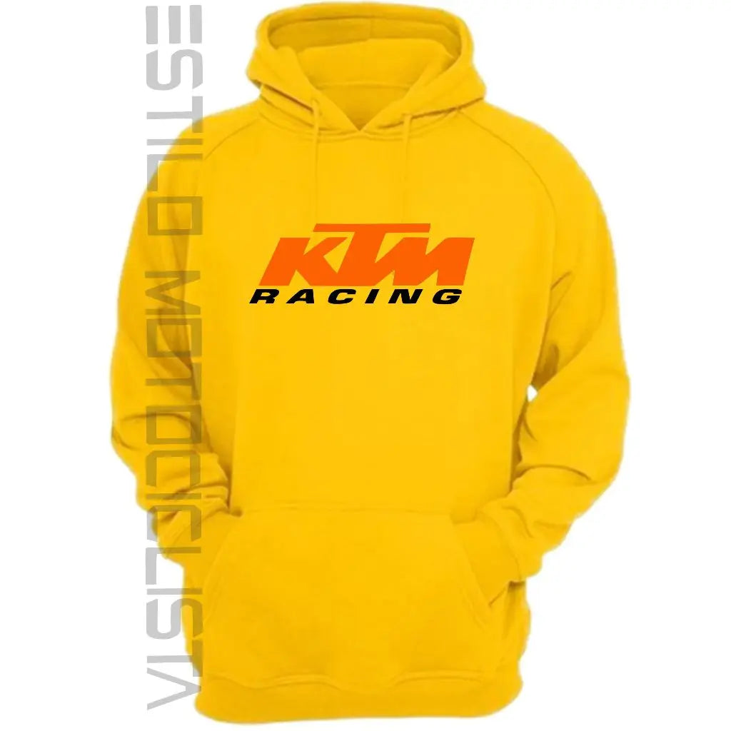 KTM RACING Moto casaco canguru com bolso masculino e feminino