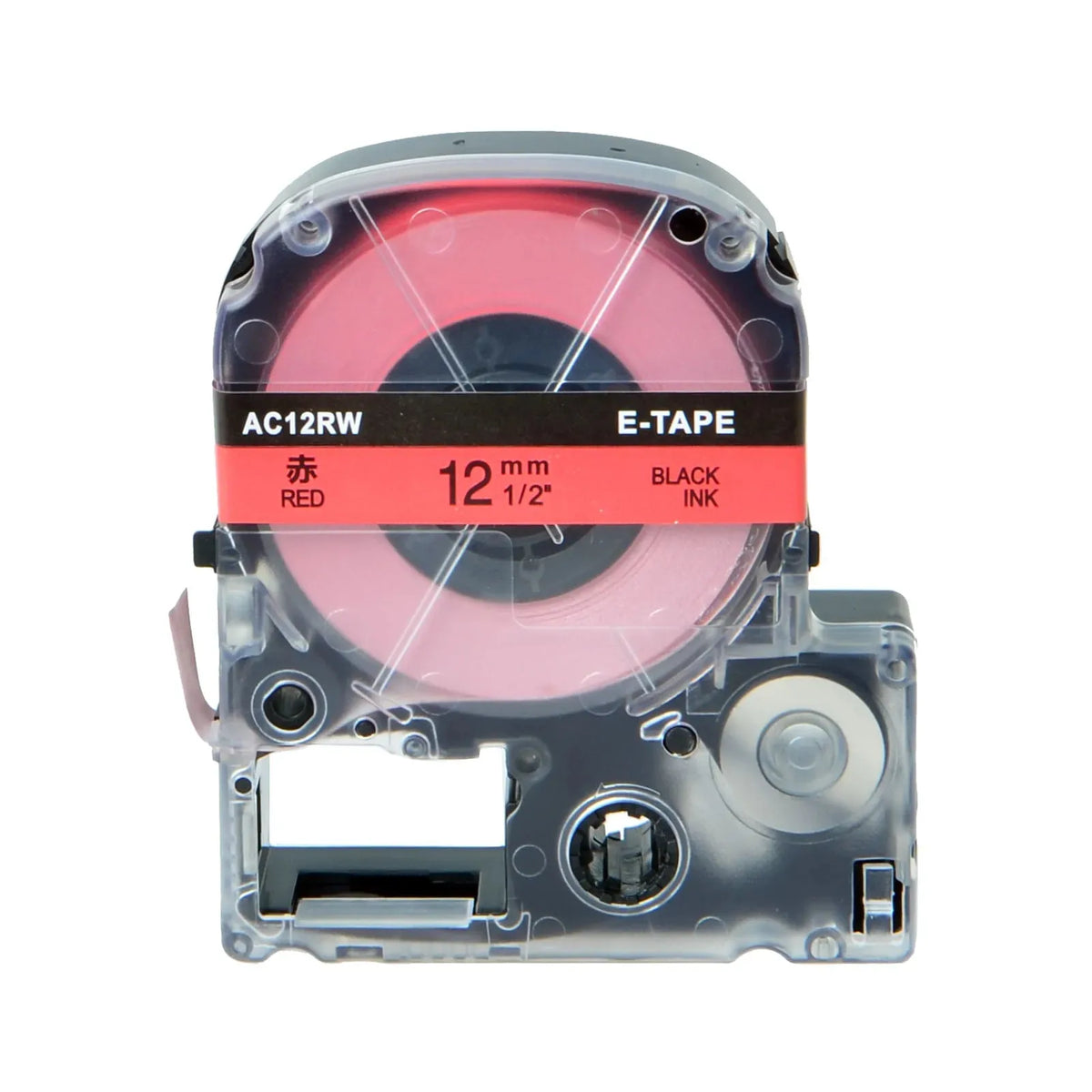 1PK 9/12/18/24mm Label Tape SS12KW SS18KW 24KW Labeling Ribbon Compatible for Epson LW-400 LW-300 LW-700 LC-4WBN9 Label Printer